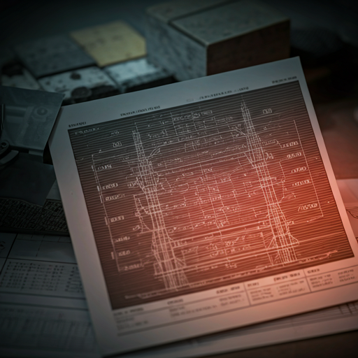 Planos de ingeniería de un equipo